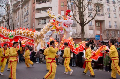 An Oriental ambience in Paris for the Chinese New Year